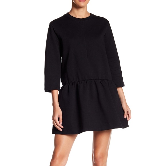 All Saints Dresses & Skirts - ALLSAINTS Niki Mini Sweatshirt Dress Black